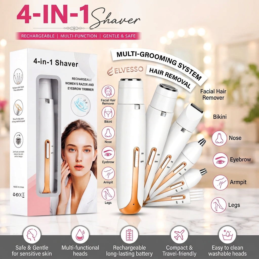4-in-1 Multi-Functional Hair Trimmer