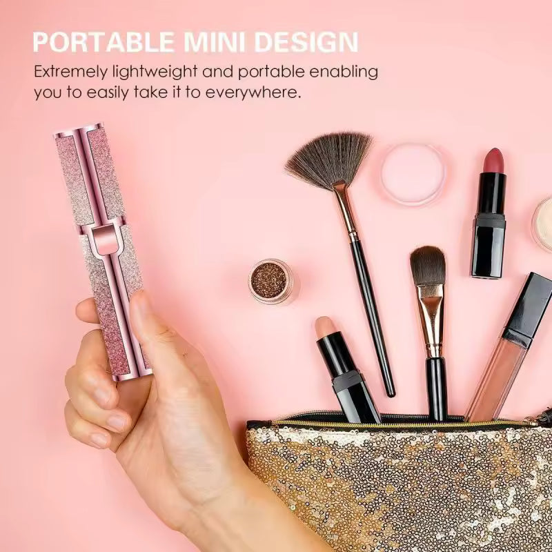 Portable 2 in 1 Electric Epilator Eyebrow Trimmer