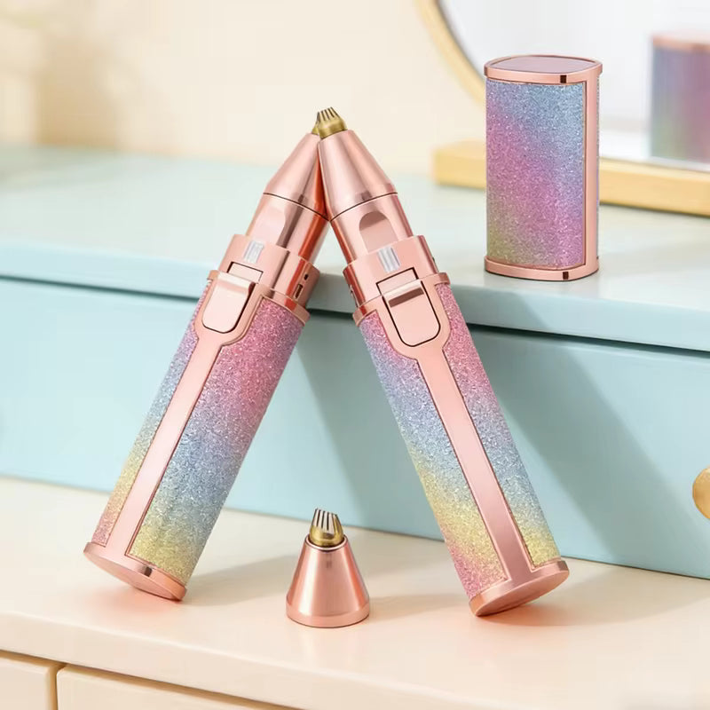 Portable 2 in 1 Electric Epilator Eyebrow Trimmer